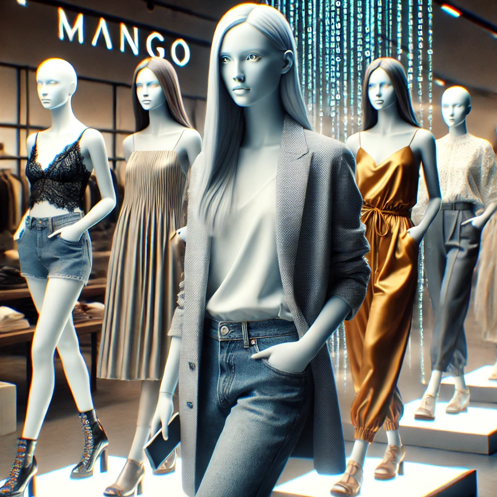 Mango’s Fast-Fashion Ads Embrace AI, Replacing Real Models with Digital Counterparts.