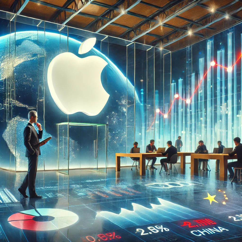 Apple quarterly revenue increases, even as China sales decline 11%