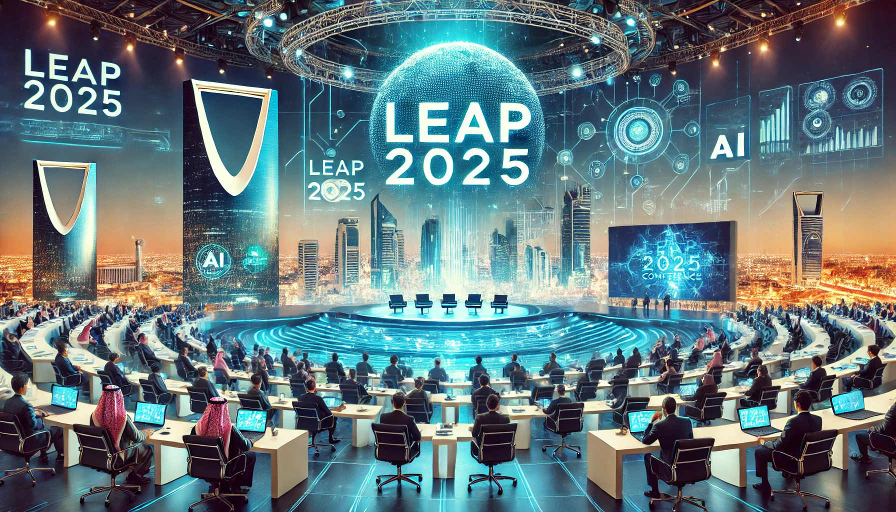 An introductory meeting about the “LEAP 2025 Conference” and its role in enhancing the future of technology and innovation in Riyadh
