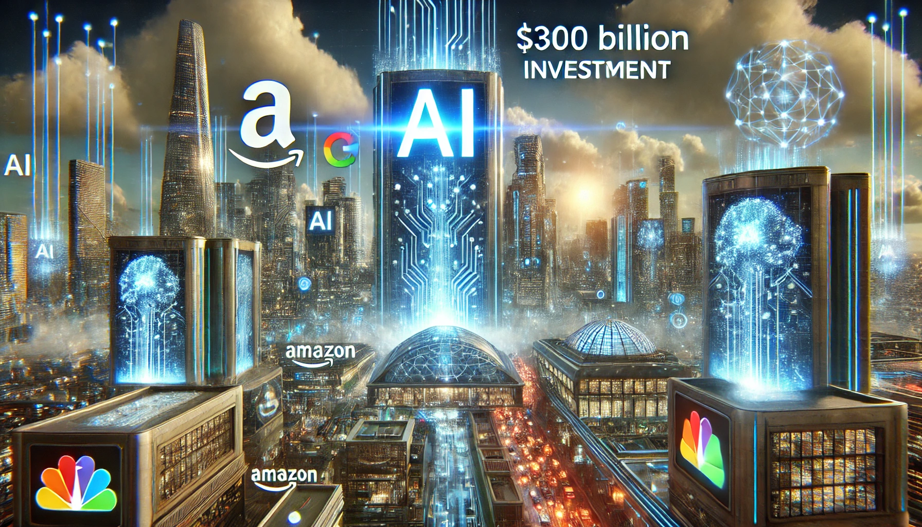 Tech Giants to Invest Over $300 Billion in AI Infrastructure in 2025