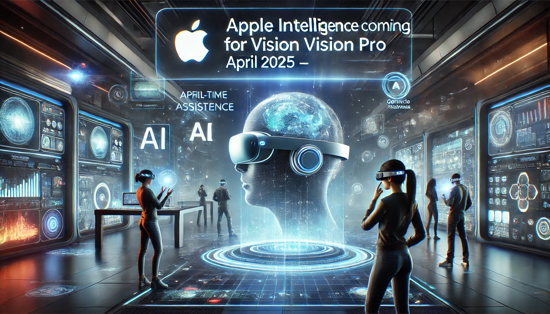 Apple Intelligence could arrive on Vision Pro in April