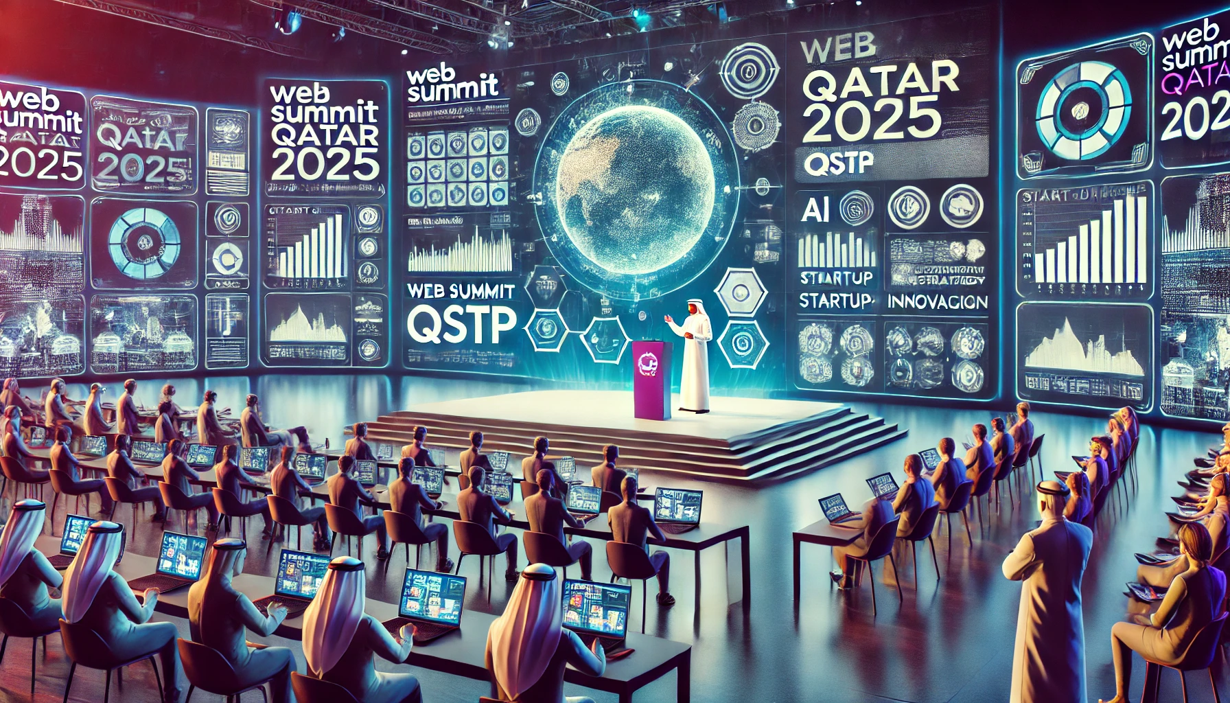 QSTP expert delivers masterclass at Web Summit Qatar 2025
