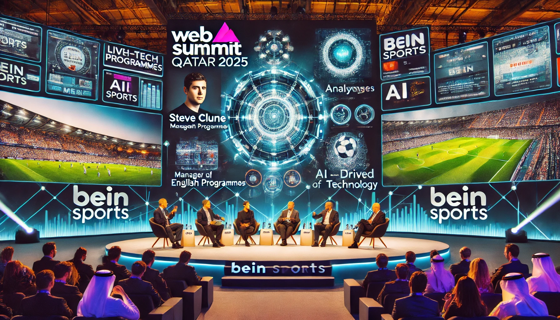 Steve Clune on the Future of Sports Broadcasting at beIN Sports MENA at Web Summit Qatar 2025