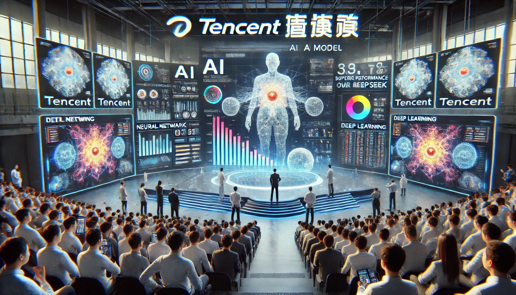Tencent Fires Up AI Race With Model It Says Outdoes DeepSeek