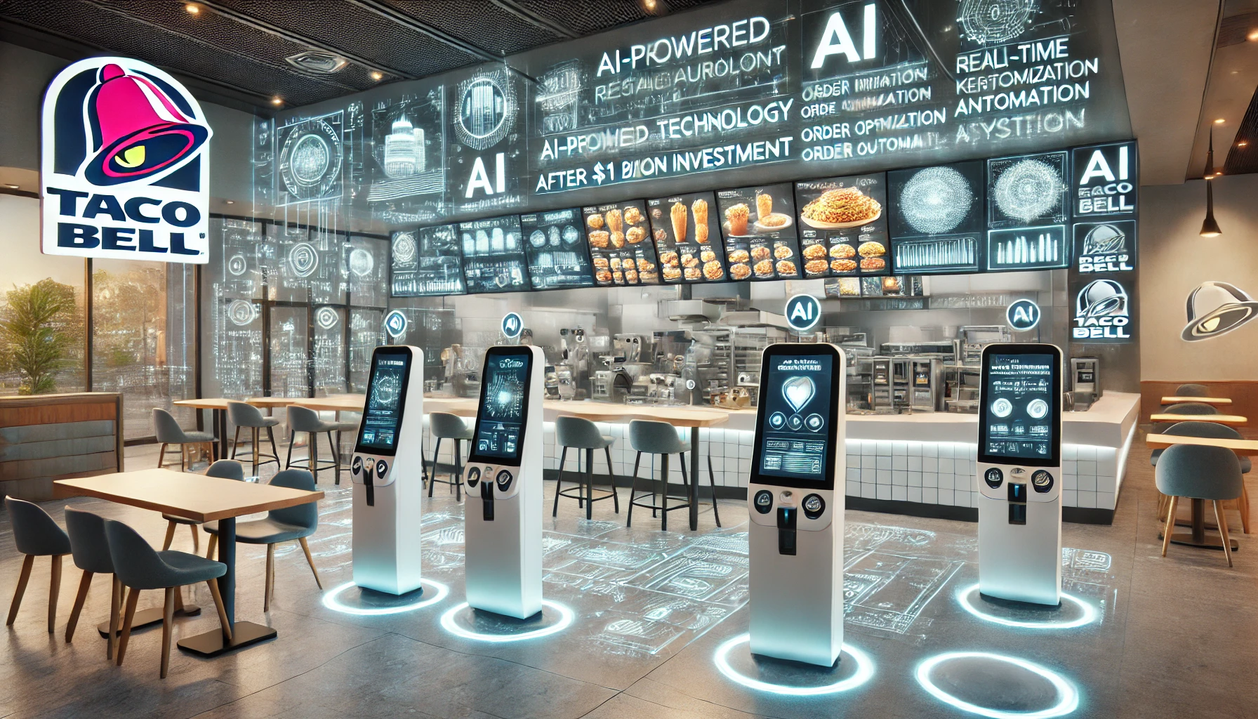 Taco Bell parent company invests $1 billion in AI-powered restaurant technology