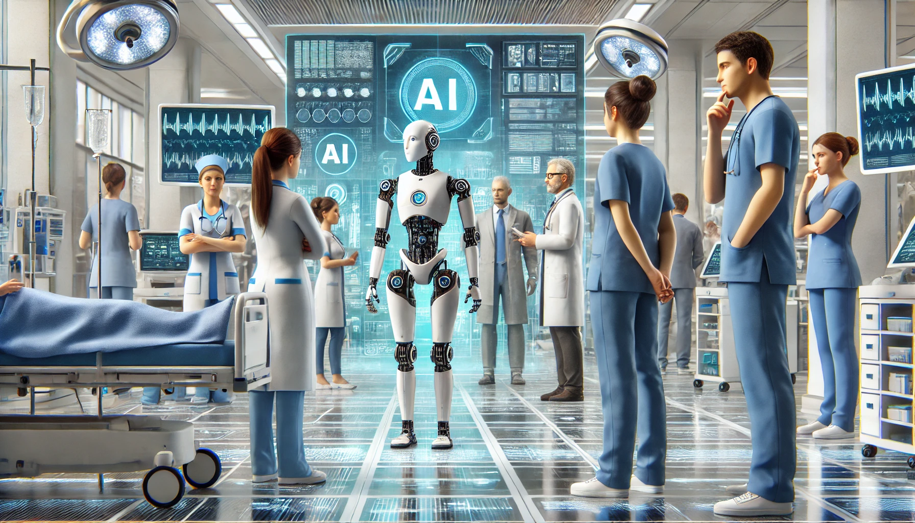 As AI nurses reshape hospital care, human nurses are pushing back