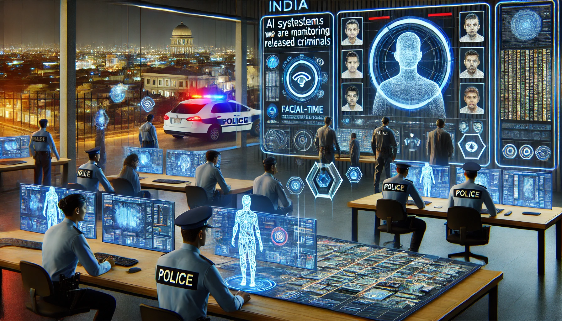 Indian Police to use AI monitoring to track released criminals