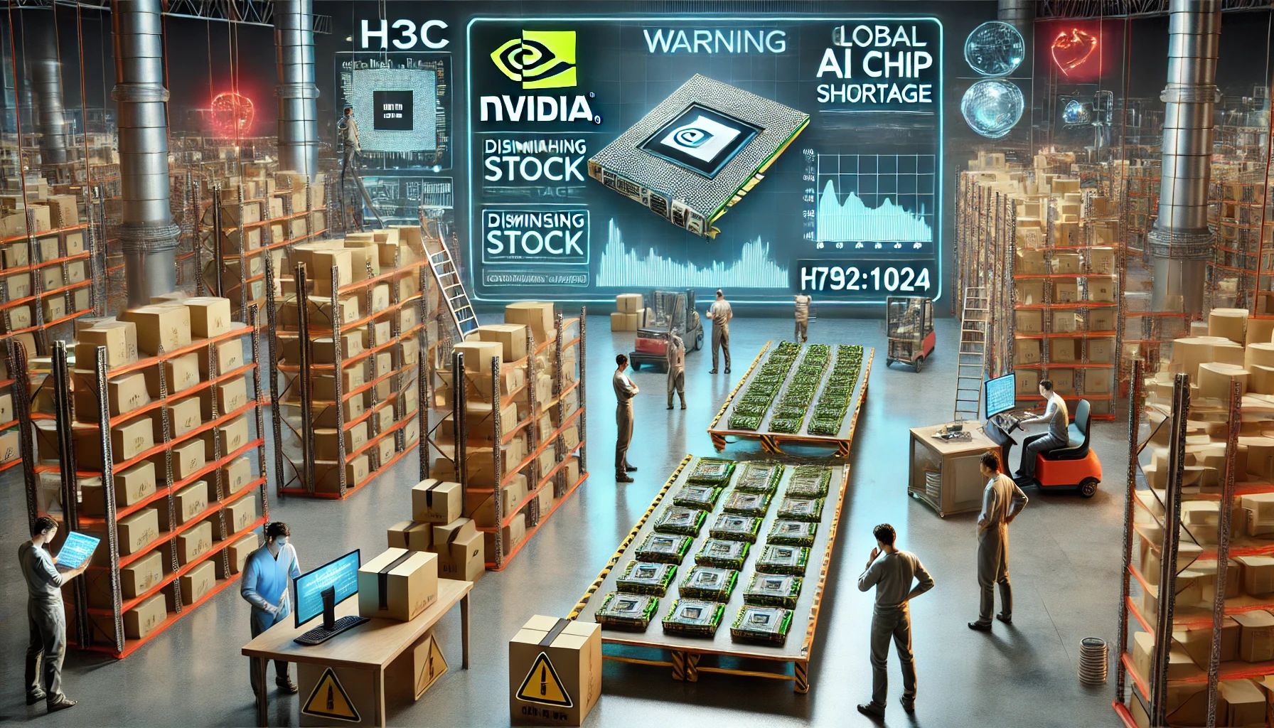 China’s H3C warns of Nvidia AI chip shortage amid surging demand
