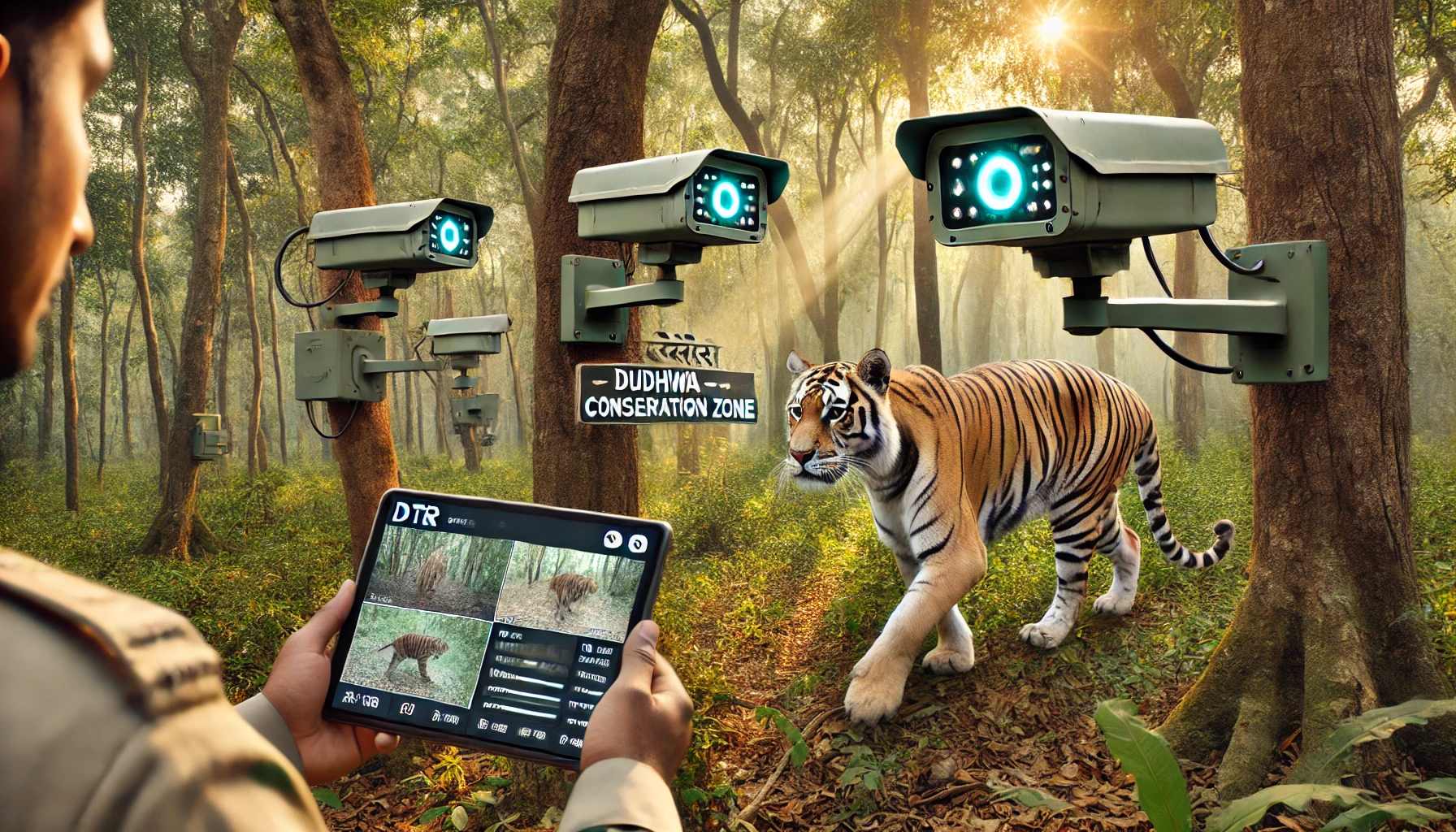 U.P. to deploy AI cameras at DTR to keep wandering tigers in natural habitat