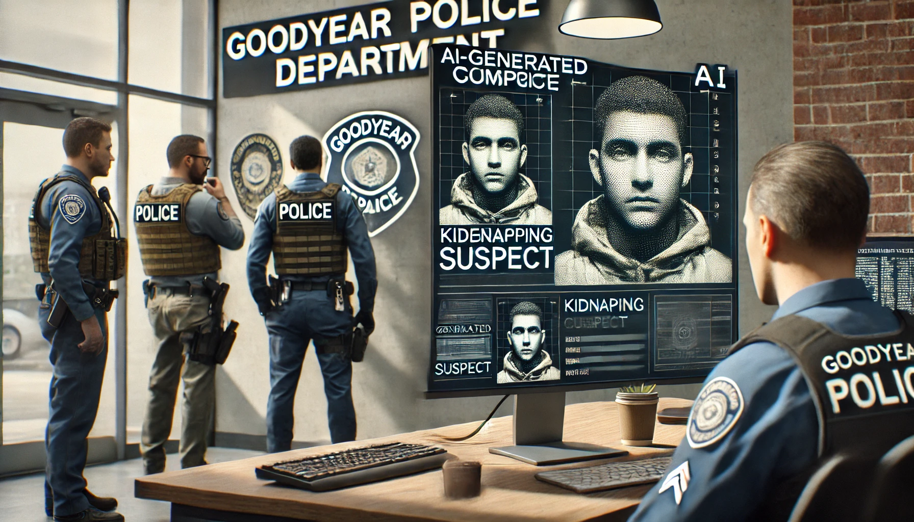Goodyear police use AI to create hyperrealistic image of kidnapping suspect