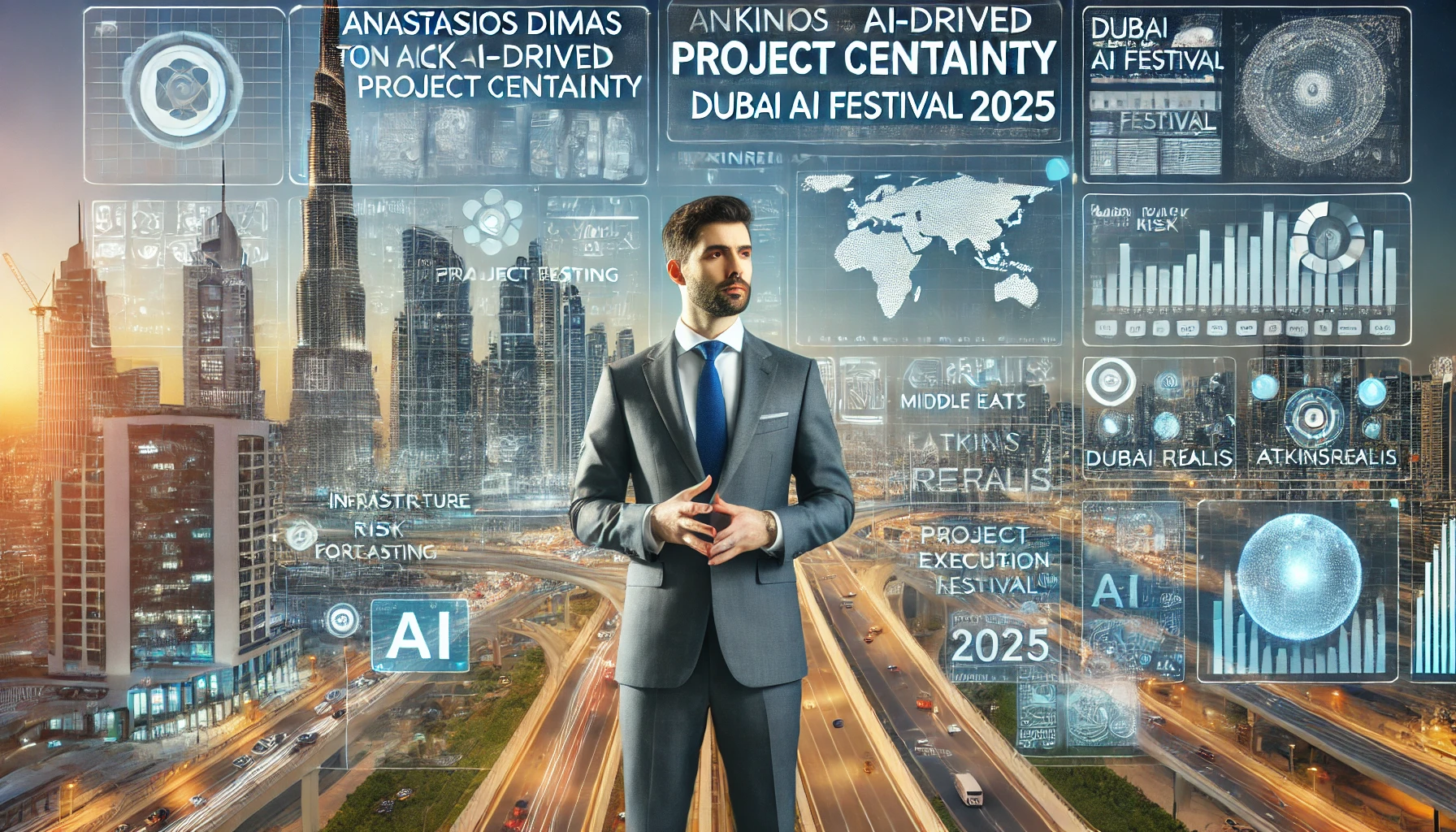Anastasios Dimas of AtkinsRéalis Middle East to Present on AI-Driven Project Certainty at Dubai AI Festival 2025