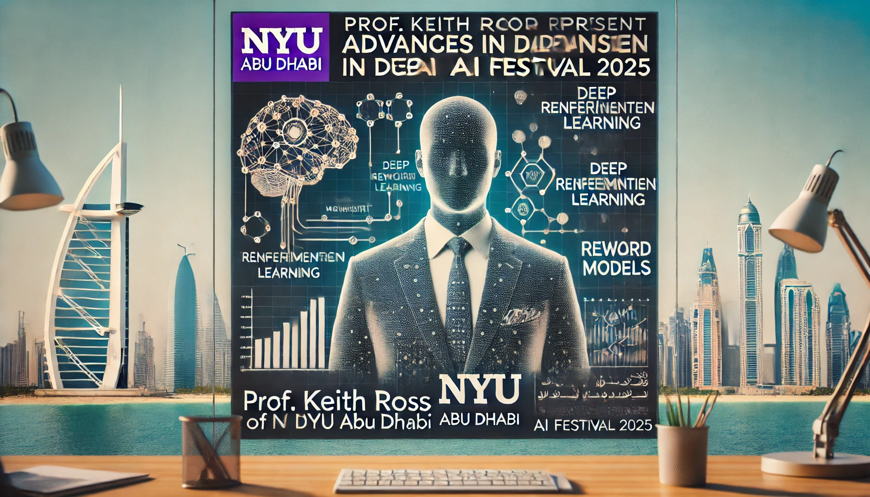 Prof. Keith Ross of NYU Abu Dhabi to Present Advances in Deep Reinforcement Learning at Dubai AI Festival 2025