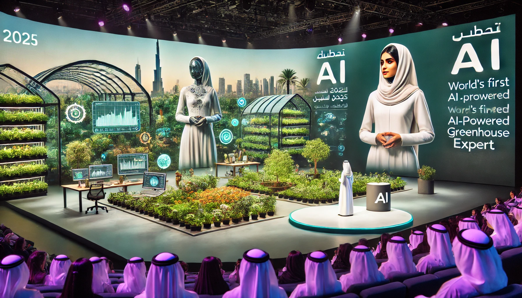 Engineer Hessa Yahya Lootah Introduces World’s First AI Greenhouse Expert at Dubai AI Festival 2025