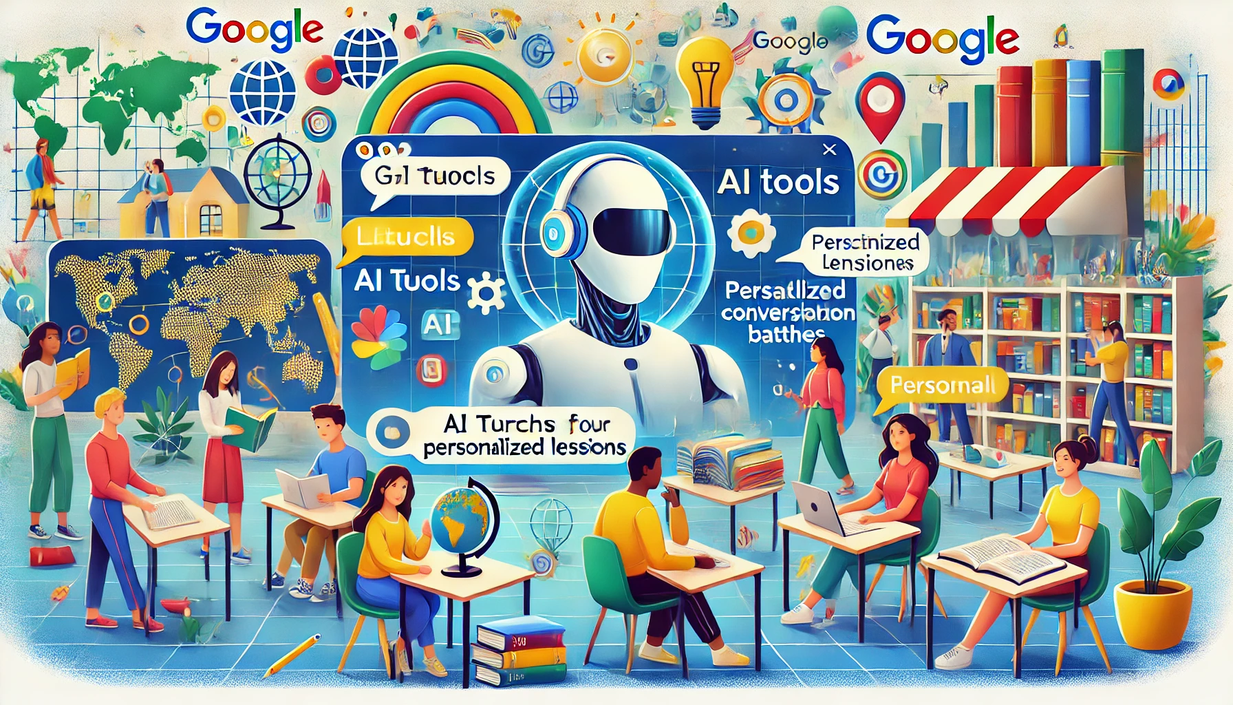 Google launches AI tools for practicing languages through personalized lessons