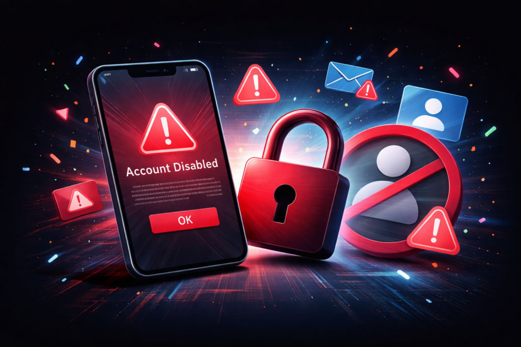 Meta account disabling