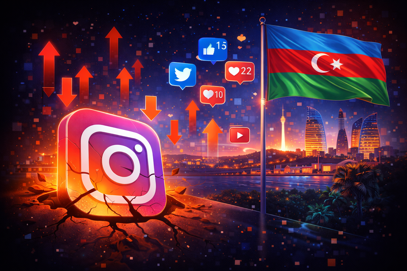 Instagram usage declines in Azerbaijan amid shifting social media habits