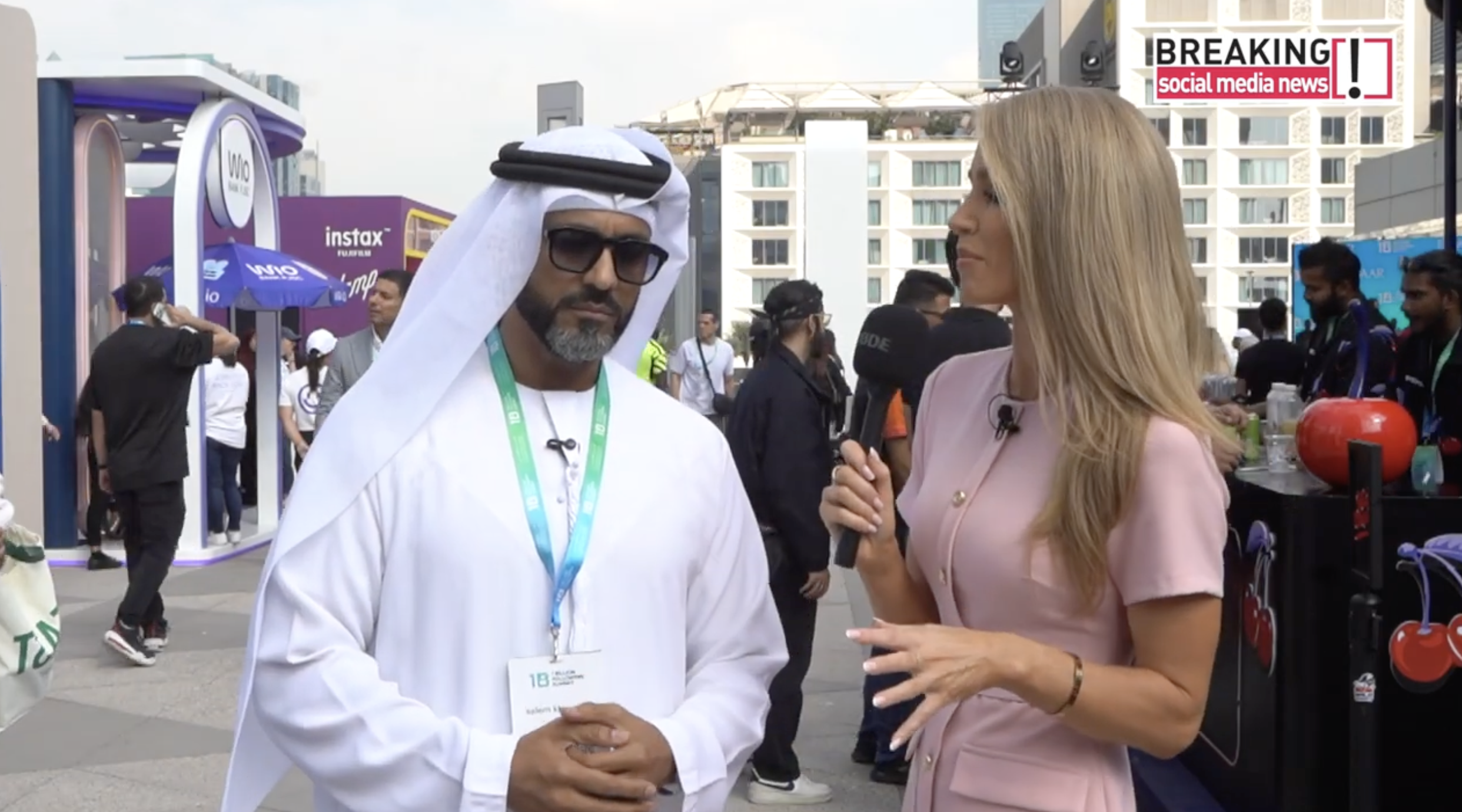 Salem Khammas at the 1 Billion Followers Summit