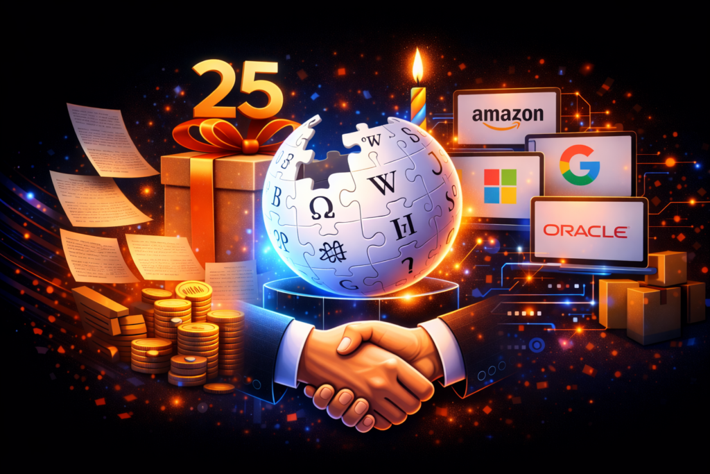 Wikipedia Marks 25 Years with Technological Partners