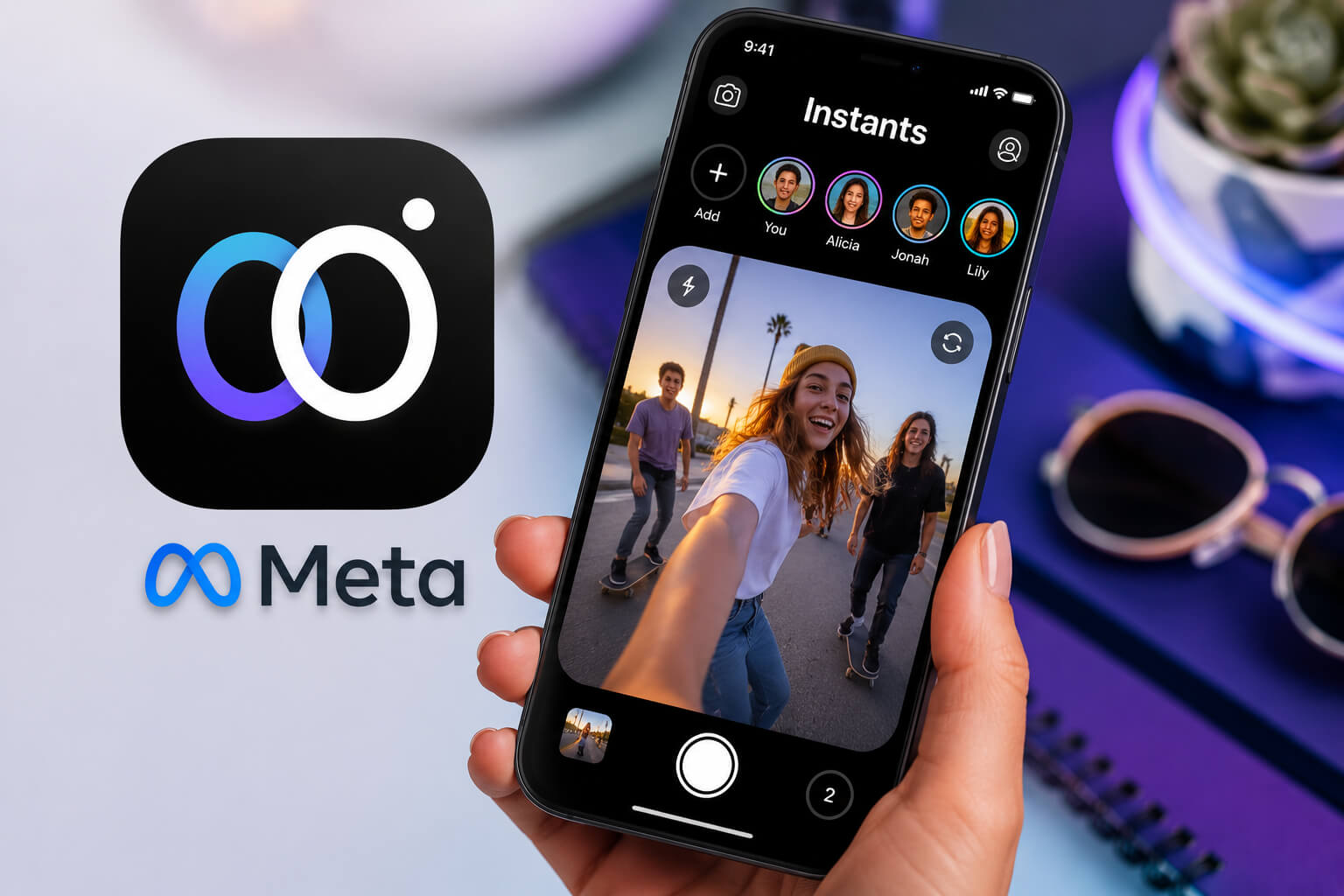 Meta Instants app