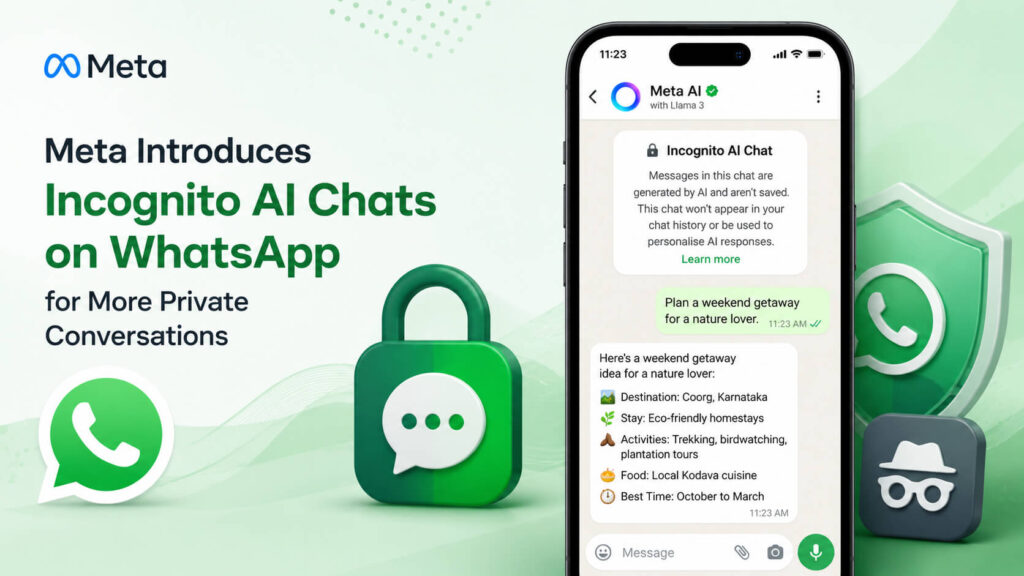 Meta Incognito AI Chats on WhatsApp