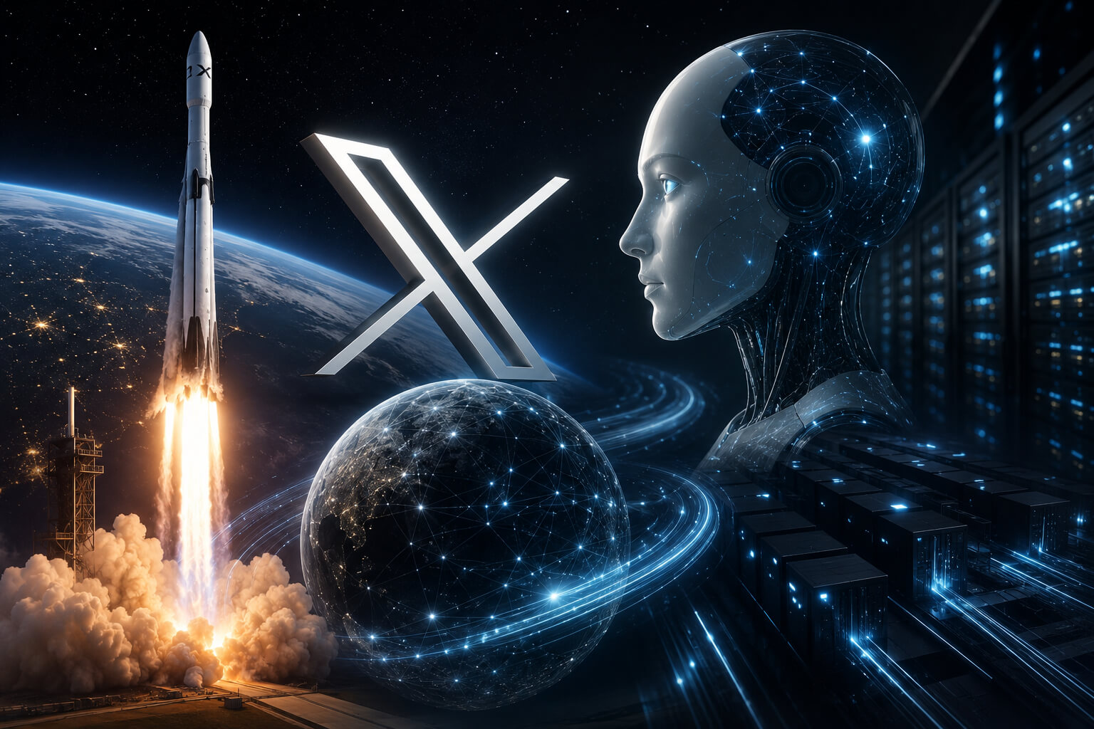 SpaceX filing X Grok xAI