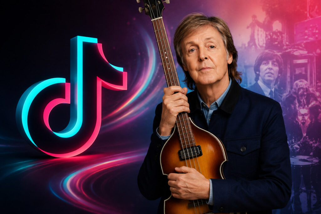TikTok Paul McCartney album launch