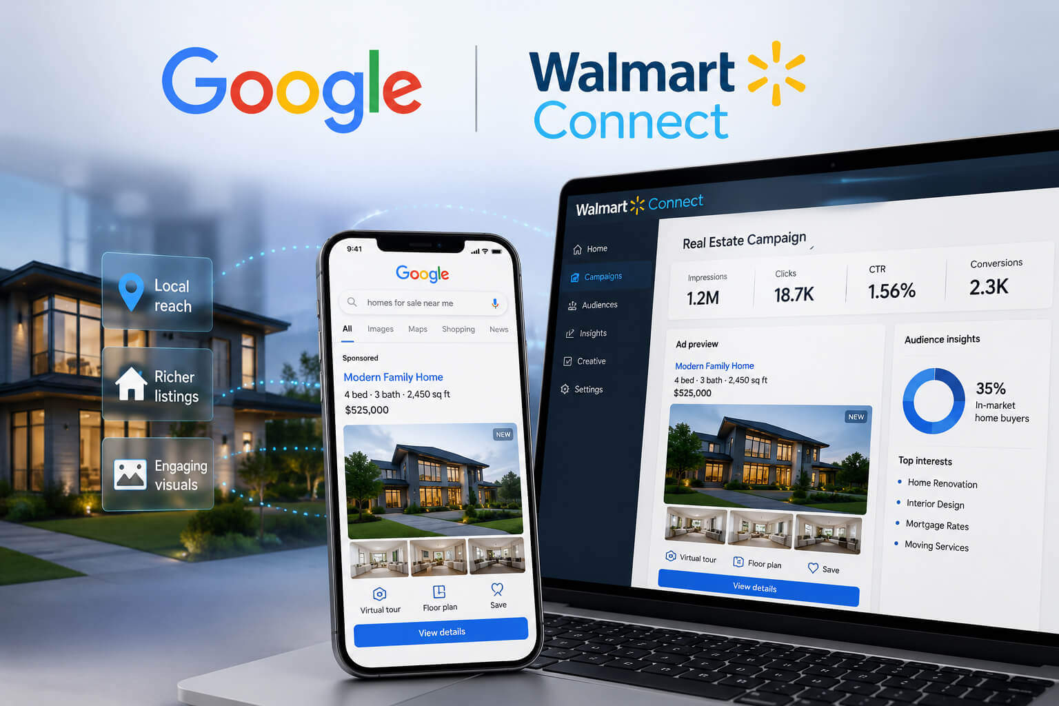Google Walmart Connect partnership