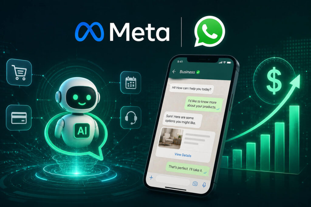 Meta AI agents WhatsApp revenue