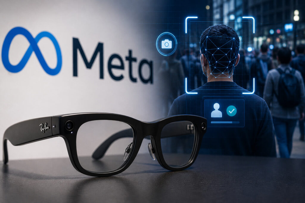 Meta facial recognition AI glasses