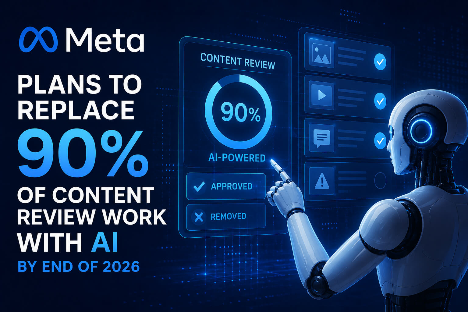 Meta AI content review