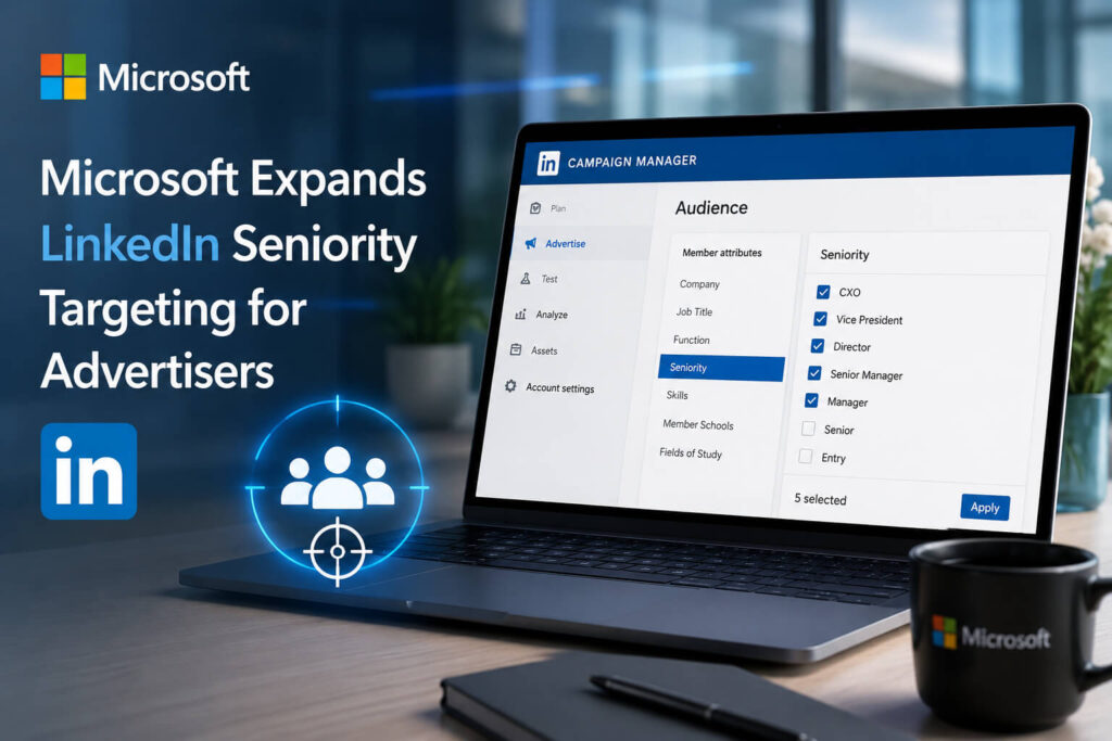 LinkedIn seniority targeting