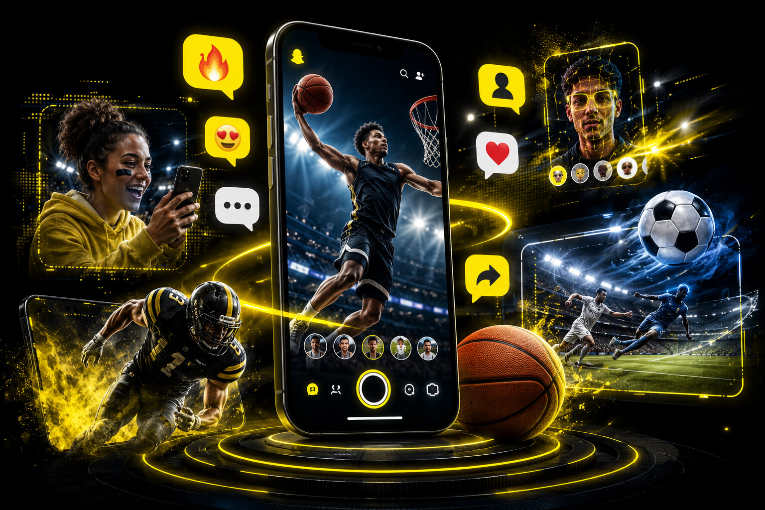 Snapchat sports engagement