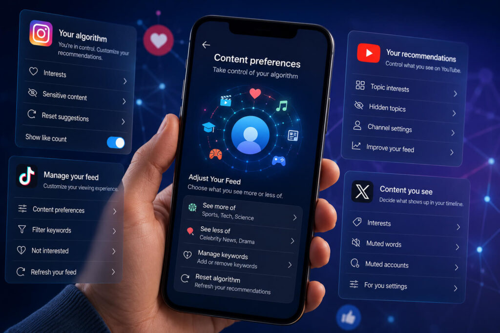 user-controlled social media algorithms