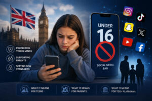 UK Plans ‘Australia Plus’ Social Media Ban for Under-16s: What It Means for Teens, Parents, and Tech Platforms