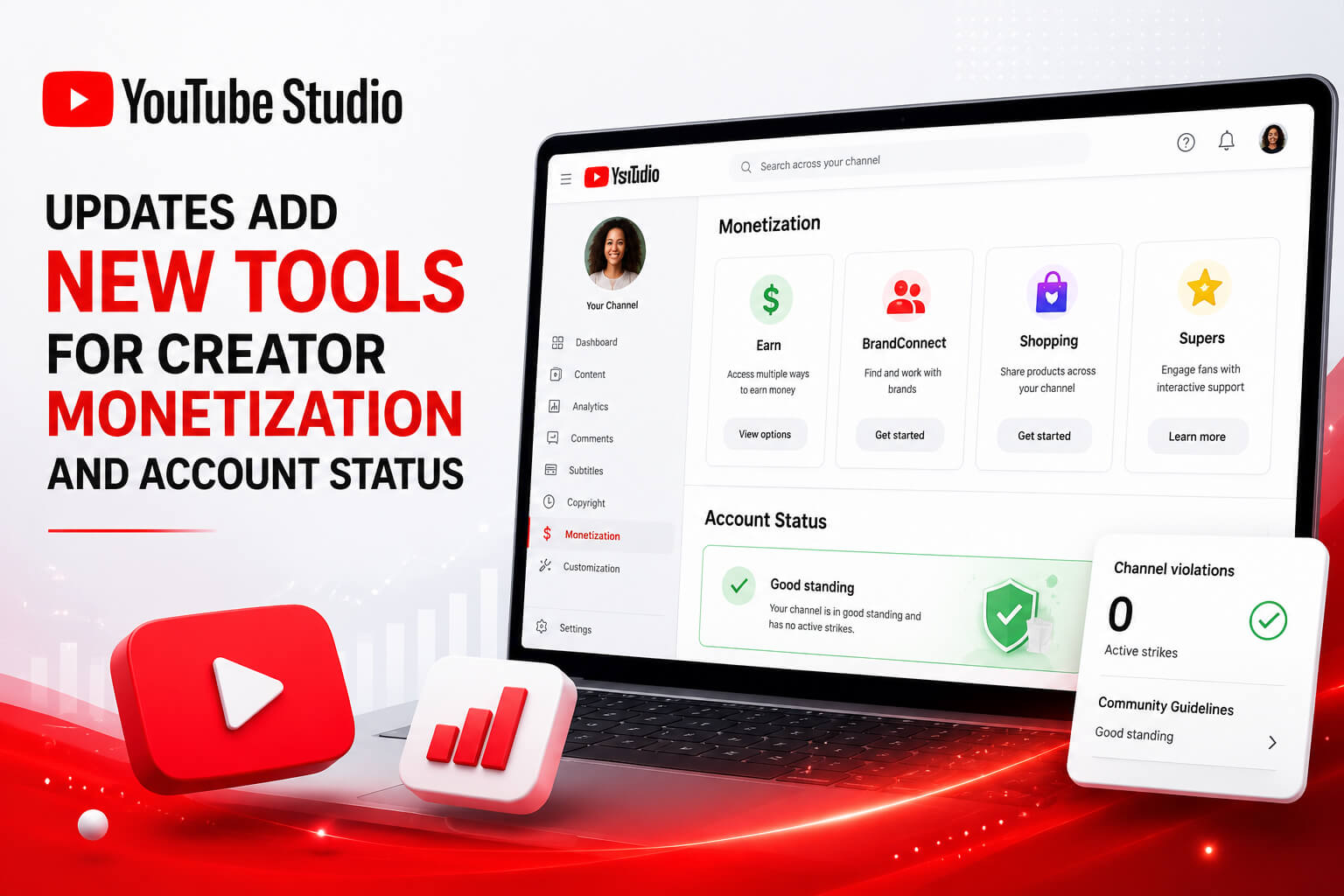 YouTube Studio updates