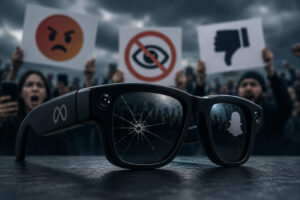 AI Glasses Backlash Threatens Meta and Snap’s Wearable Push