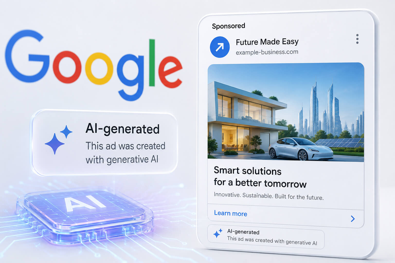 Google AI ad disclosure