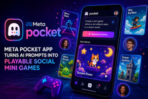 Meta Pocket App Turns AI Prompts Into Playable Social Mini Games