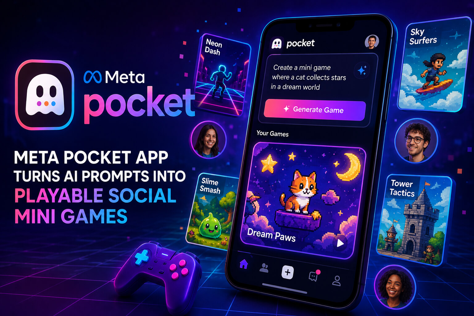 Meta Pocket app