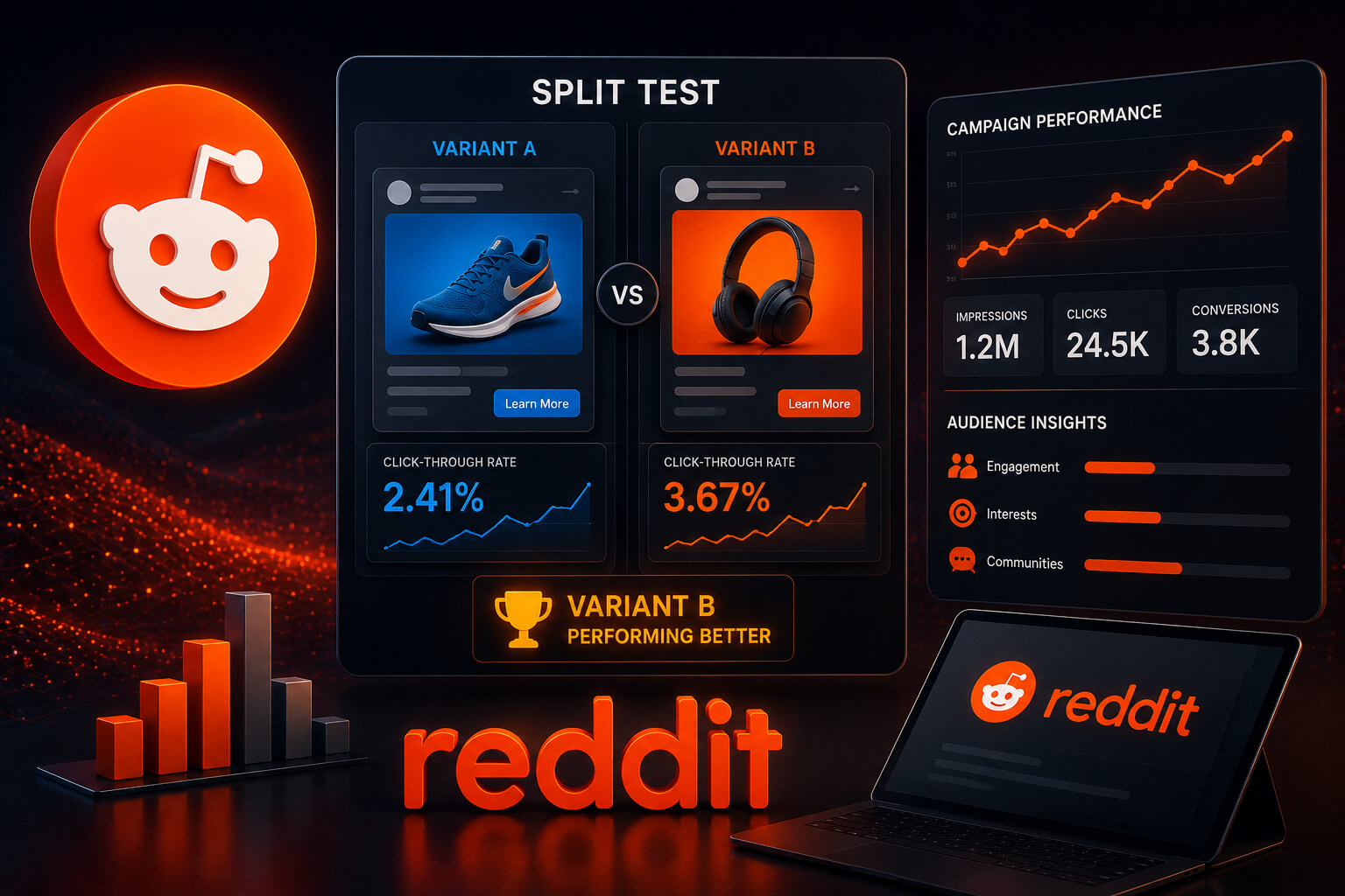 Reddit split testing