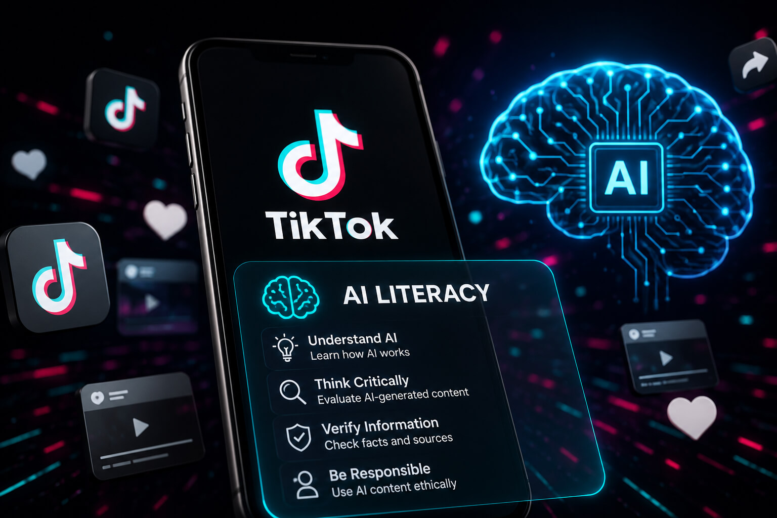 TikTok AI literacy measures