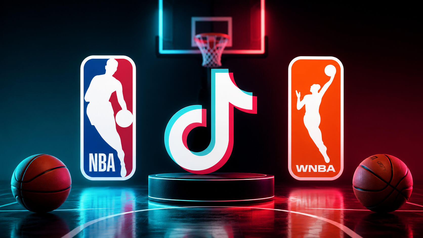 TikTok NBA WNBA partnership