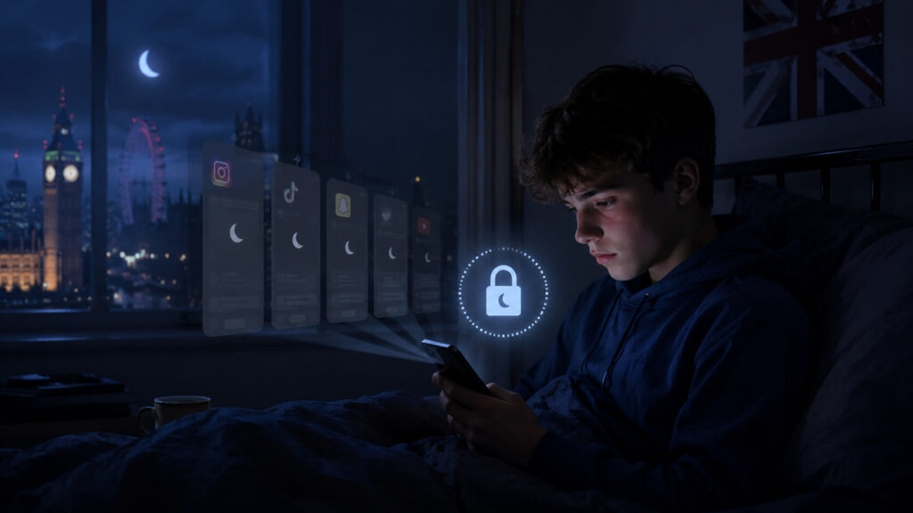 UK teen social media blackout