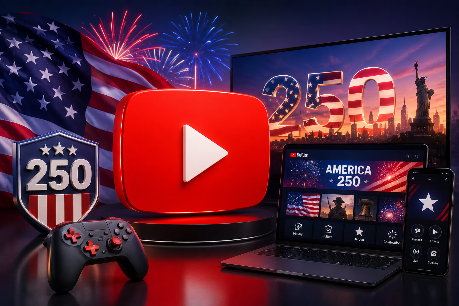 YouTube America 250