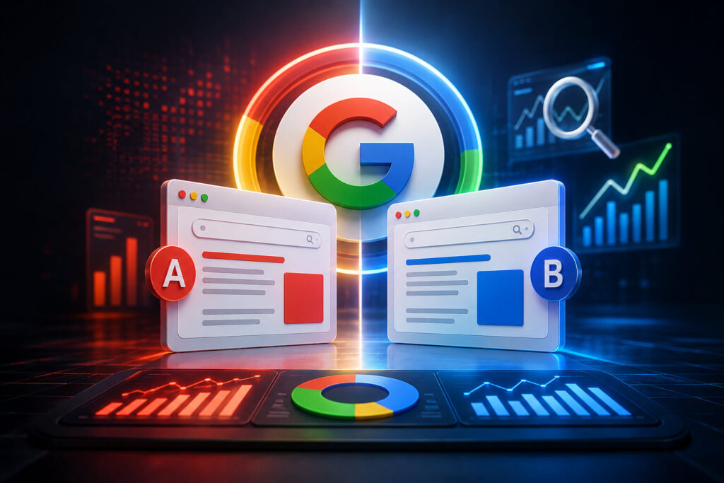 Google Search Ads A/B testing