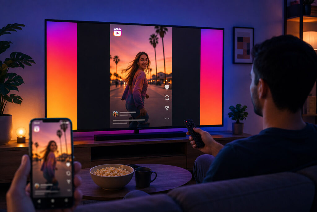 Instagram connected TV app