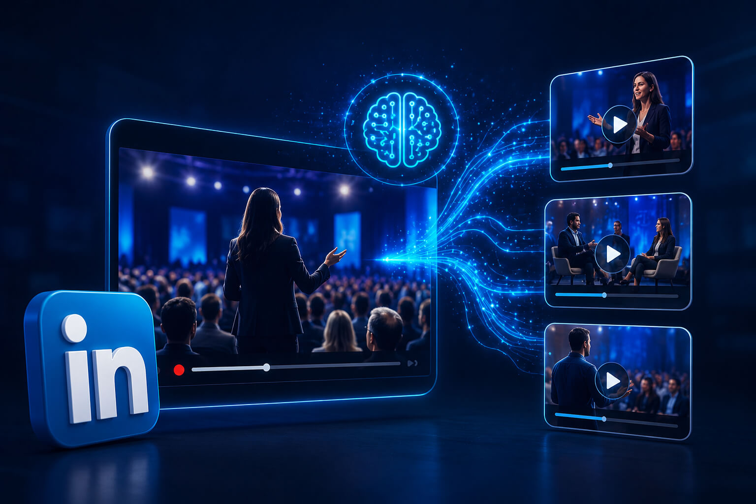 LinkedIn AI-powered event highlights