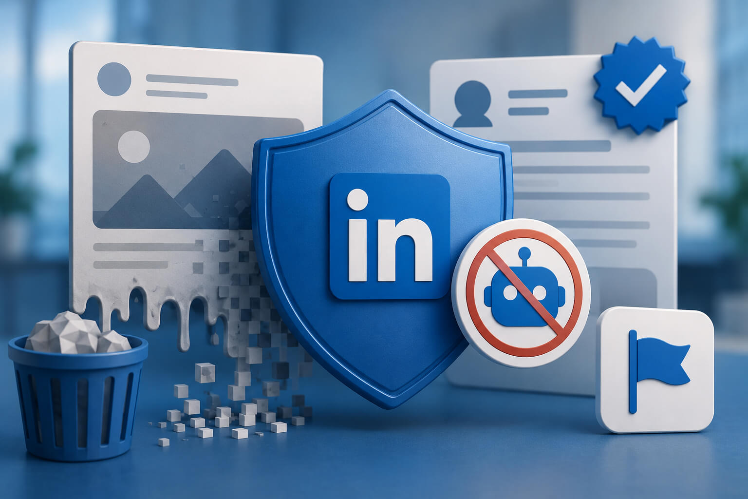 LinkedIn AI slop reporting