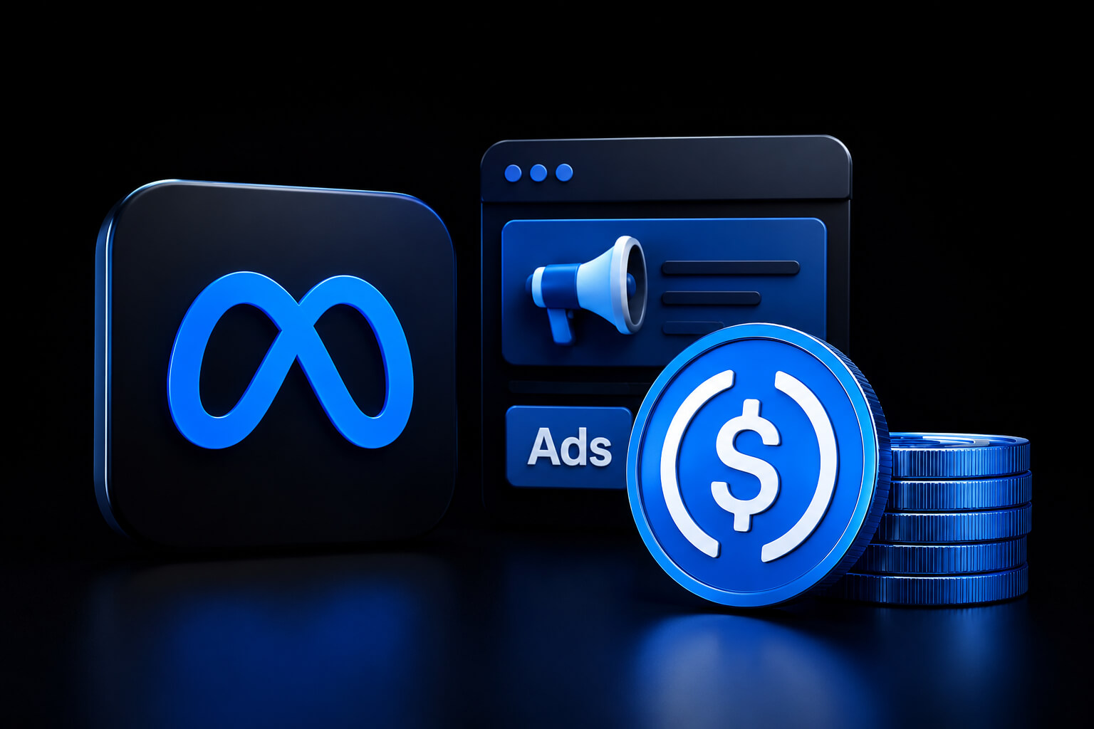 Meta ads stablecoin payments
