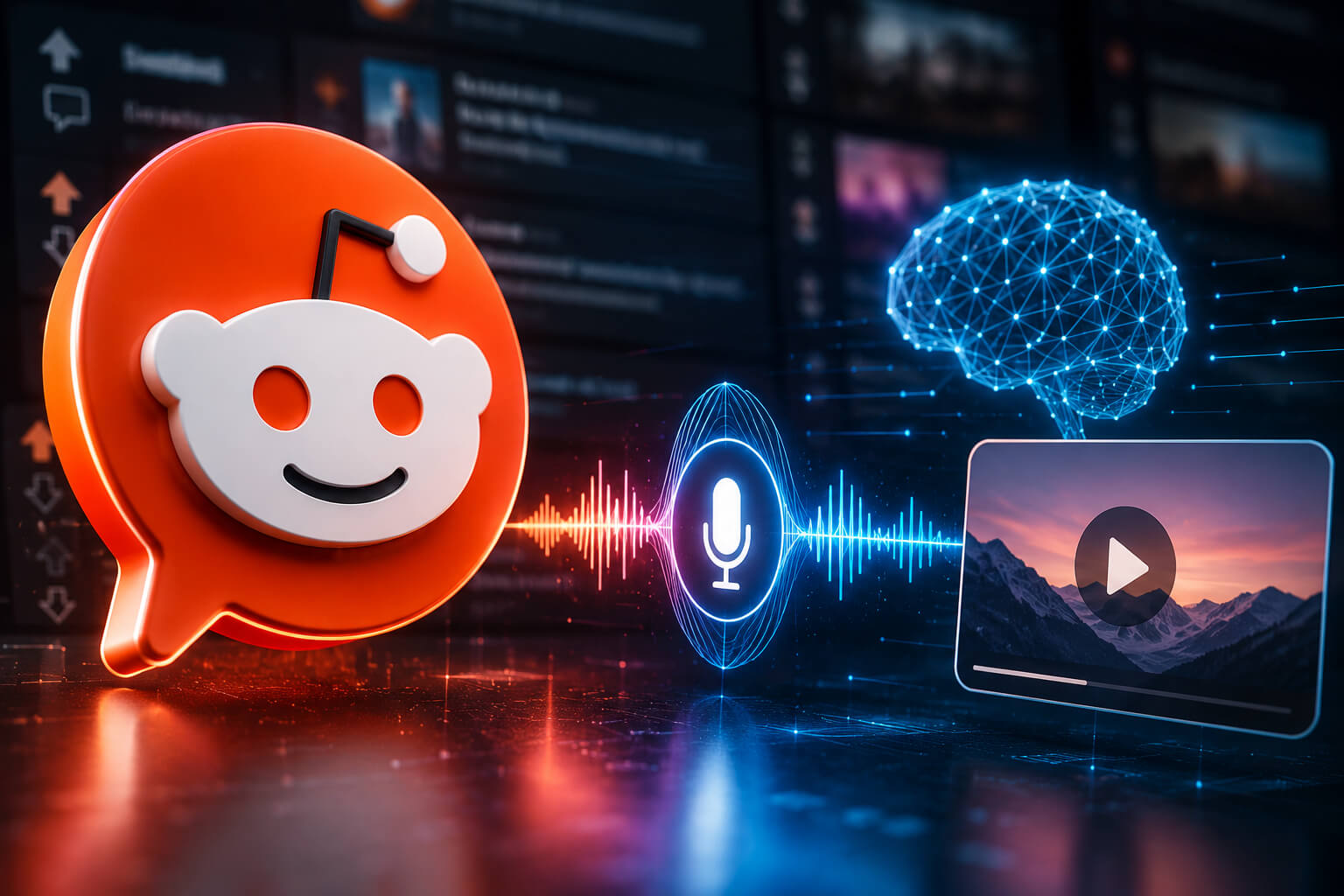 Reddit AI-powered audio and video summaries